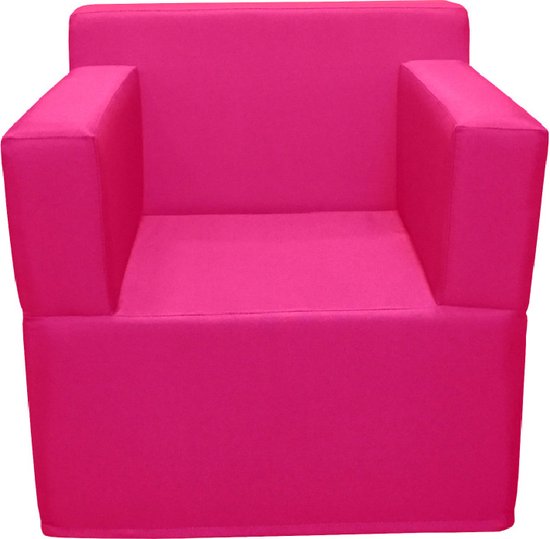 Roze stoel fauteuil kindererkamer meisje Tubbli kind Modena 60 waterproof en slijtvast