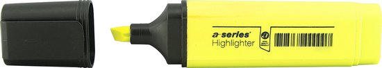 A-Series navulbare Markeerstift - 2-5 mm - Met beitelpunt - Geel