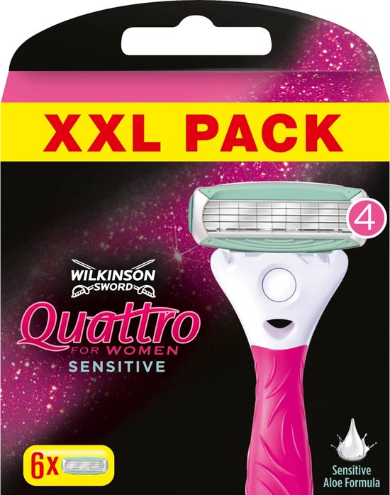 Quattro For Women Sensitive ( 6 Pcs )