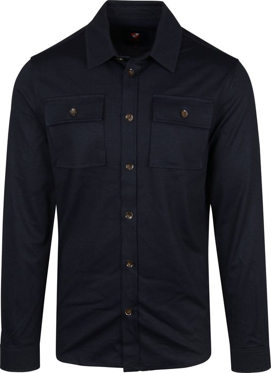 SINGLES DAY! Suitable - Liv Overshirt Donkerblauw - Heren - Modern-fit