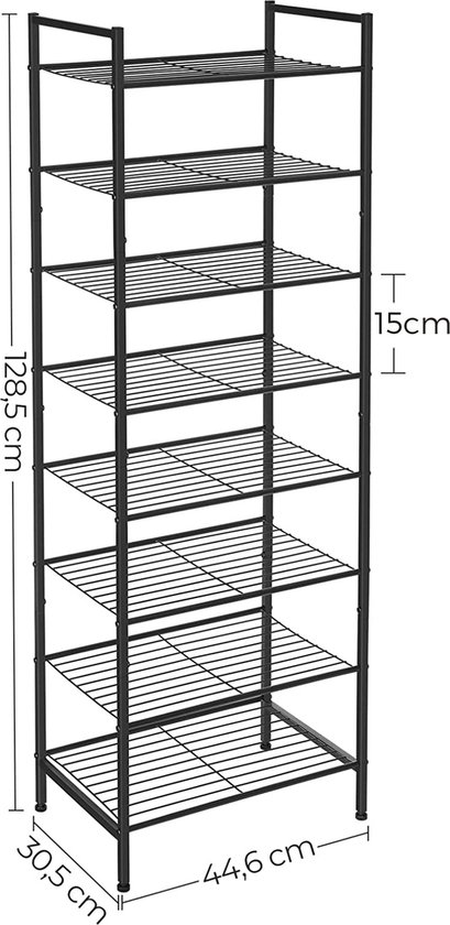 Schoenenrek - schoenenkast - voor het opbergen van schoenen - ruimtebesparend - voor veel paar schoenen