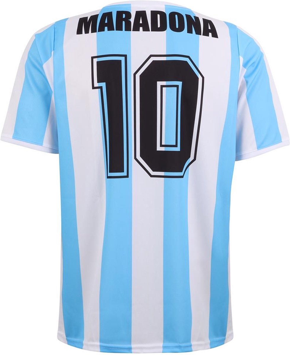 Argentinie Maradona Voetbalshirt - Voetbalshirts Kinderen - Jongens en Meisjes - Sportshirts - Volwassenen - Heren en Dames - Maat XL