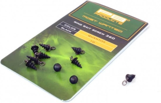 PB Products - Ring Baitscrew 360 - 10 stuks - Transparant van PB Products — afbeelding 2