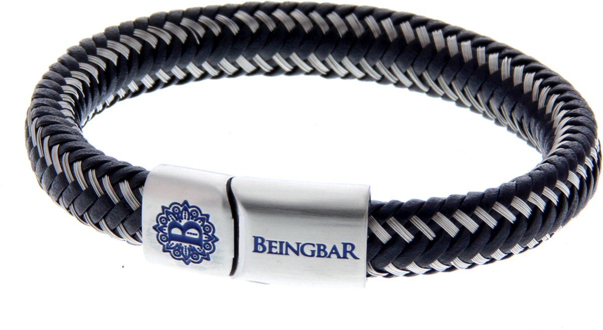BEINGBAR Bracelet Armband BNGBR050 100110 L 21cm (zwart)