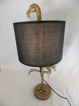 Tafellamp - 65 cm hoog - decoratie - verlichting - flamingo - metaal