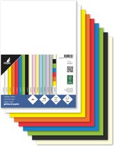Kangaro papier - A4 - 120 gram FSC - pak a 100 vel - assorti (10x10) - K-0043F415