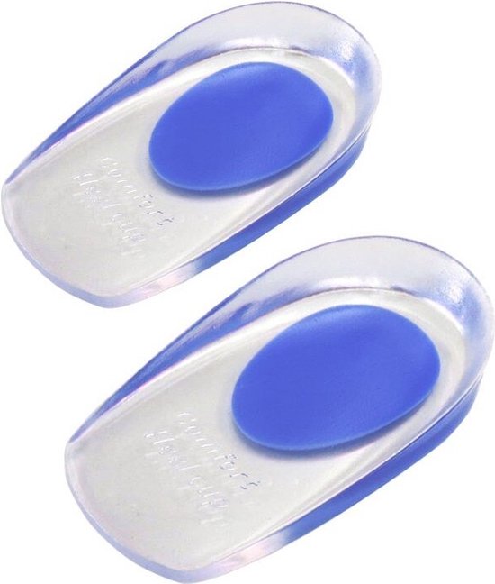2x Hielspoor Zooltjes - Hielbeschermers - Hiel zooltjes - Gelhak - Heren - Dames - Blauw