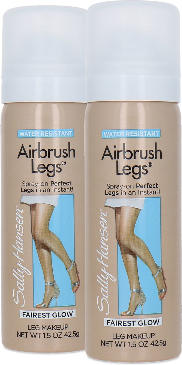 Sally Hansen Airbrush Legs Spray-On Perfect Legs 45 ml - Fairest Glow (2 Stuks)