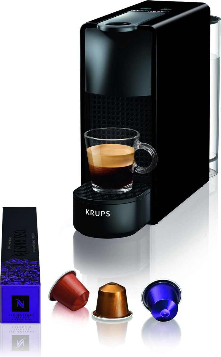 Krups Nespresso Essenza Mini XN1108 - Koffiecupmachine - Zwart op Prijzenvolger.com