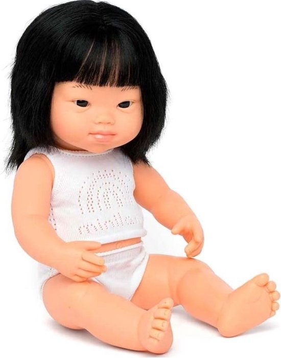 Miniland pop Aziatisch meisje met syndroom van Down 38cm | bol.com