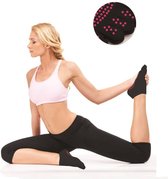 Yogasokken - Antislip ABS - 1 Paar - Zwart - Maat 36-40