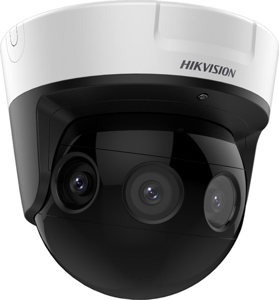 Hikvision® DS-2CD6924G0-IHS NFC 2.8mm 8 MP PanoVu Panoramic Network Camera - Multisensor - IP67/IK10 - Nightvision - Heater - Panorama Dome - 180° Horizontal FOV - Weather Proof - Built-in Heater + Smart Defog - DarkFighter van Hikvision — afbeelding 2