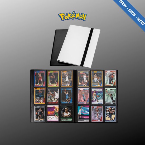 Afbeelding van het spel Verzamelmap geschikt voor Pokémon – 360 kaarten – A4 Formaat – Map – Binder - 9-pocket - Wit