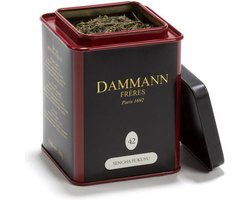 Dammann Frères - Sencha Fukuyu blikje N° 42 - 100 gram losse Japanse groene thee - Volstaat voor 50 koppen thee