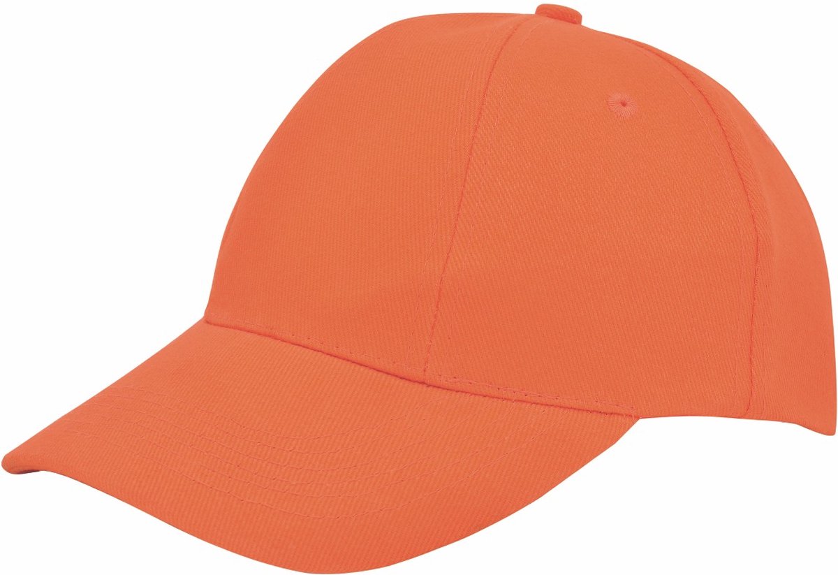 Benza - Luxe Turned Brushed Baseball Cap Baseballcap - Oranje