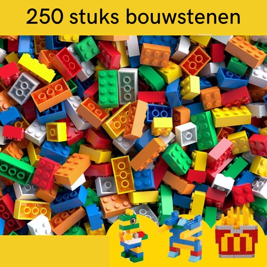 Bouwstenen 250 pièces | 250 pièces de Lego en vrac | 250pièces Lego |  bol.com