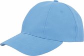 Benza - Luxe Turned Brushed Baseball Cap Baseballcap - Lichtblauw