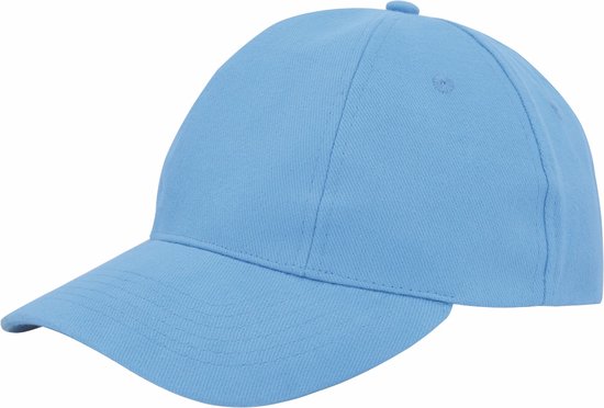 Benza - Luxe Turned Brushed Baseball Cap Baseballcap - Lichtblauw