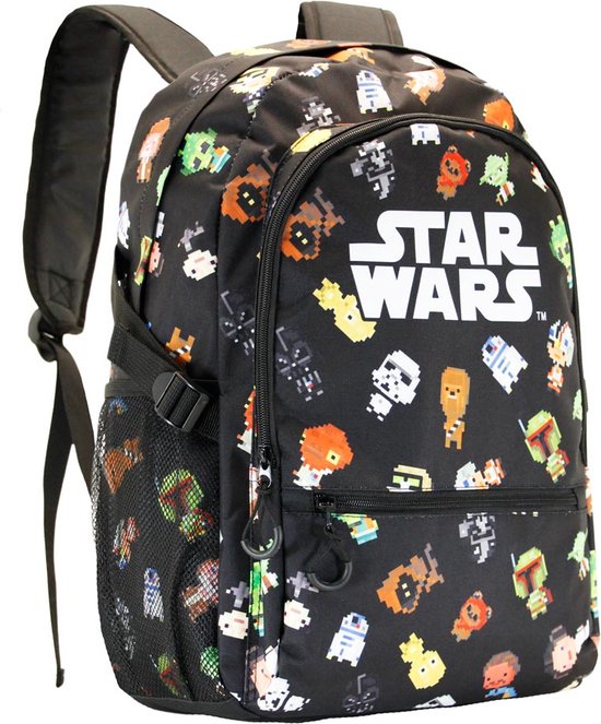 Sac à Dos Star Wars Chibi Zwart - Hauteur 44cm