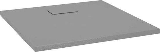 vidaXL de douche 90x90 cm SMC Gris VDXL_148933