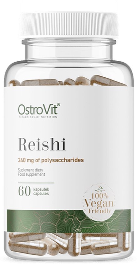 Superfoods - Reishi - VEGE 60 capsules - OstroVit - Paddenstoelen supplementen - OstroVit