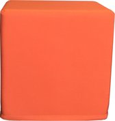 Pouf enfant orange 30 centimètres waterproof pour enfants, nombreux coloris très résistants.