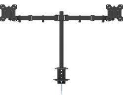 Alora dubbele monitorarm 13-27 inch - Monitorbeugel 2 schermen - Muurbeugel - Monitorbeugels - Muurbeugel monitor