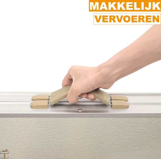 Happyment® Camping klaptafel - 4 personen - Inklapbaar - Picknicktafel - Kinderen & volwassenen - Verstelbaar in hoogte van Happyment — afbeelding 3