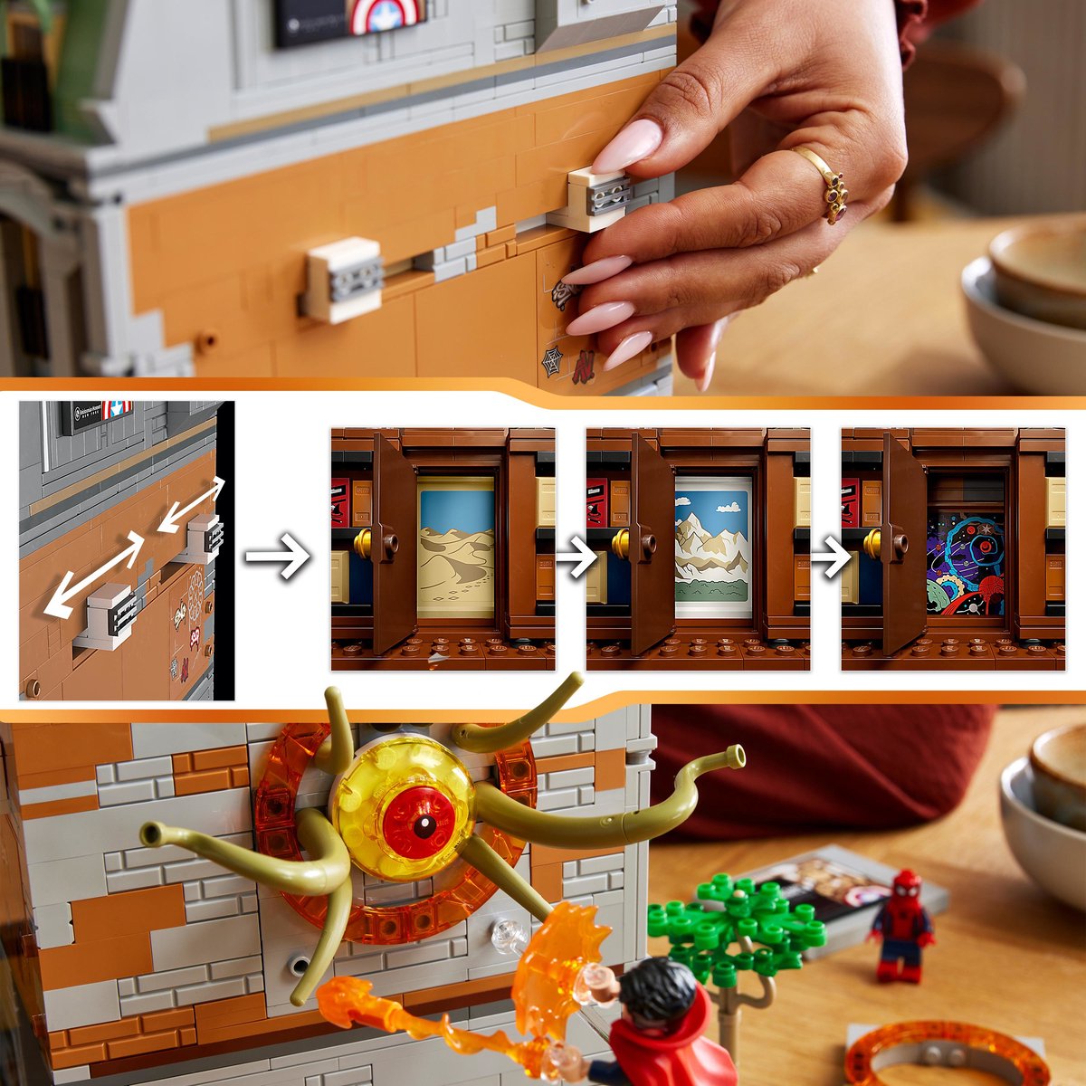 LEGO Marvel Sanctum Sanctorum Collectible met Iron Man en Doctor Strange Minifiguren - 76218 — afbeelding 5