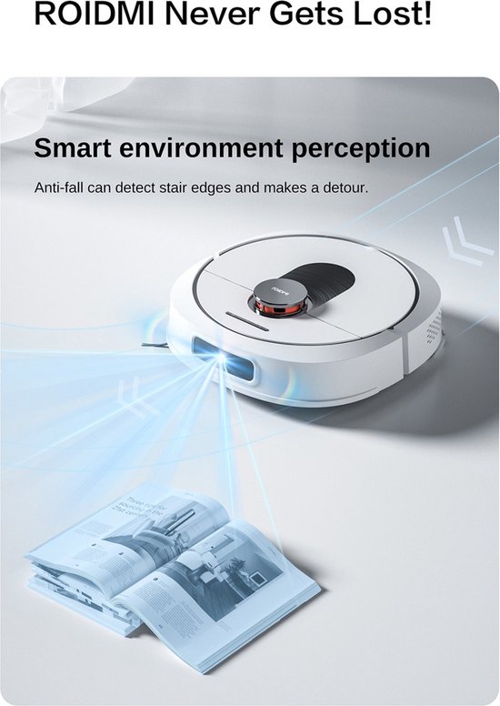 ROIDMI EVA - Robotstofzuiger - Dweilrobot - Wit