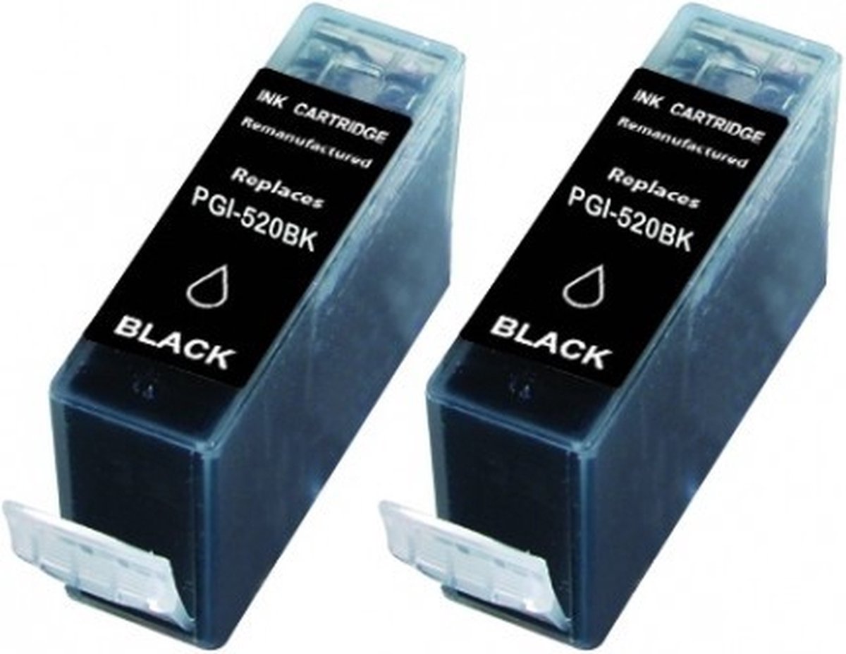 SecondLife - Duopack Canon PGI 520 Black