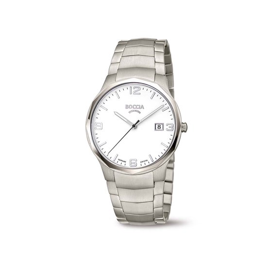 Boccia Titanium 3656 01 Heren Horloge 38mm bol