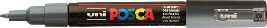 Markeerstiften POSCA PC-1M Donker grijs (6 Stuks)