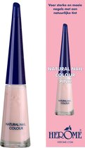 Herome Natural Nail Colour Pink - verstevigende nagellak met een natuurlijke glans - 10ml.