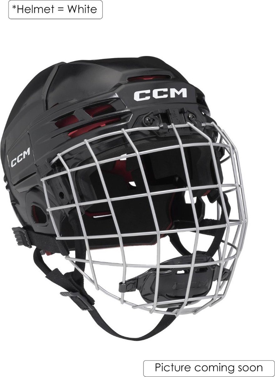 CCM - 70 Combo - IJshockeyhelm - Kinderen - 7 tot 10jr - Wit - One Size