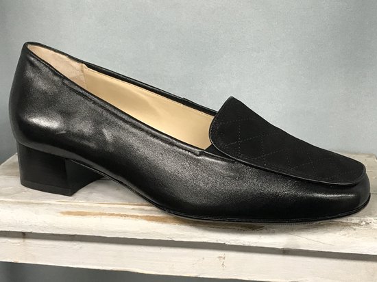 Hassia - Pumps - zwart - Maat 37 / UK 4 - model Verona H - ( valt Groot uit als 37,5 )Leer - dames schoenen