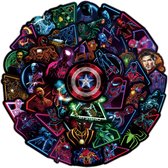 Avengers Stickers - 50 Stuks - Neon - Marvel - Marvel Avengers - Stickers Volwassenen - Spiderman - Iron Man - Captain America - Hulk - Guardians of the Galaxy