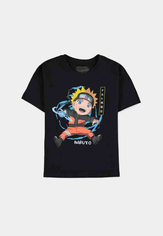 Naruto Shippuden Kinder Tshirt -Kids Naruto Print Zwart