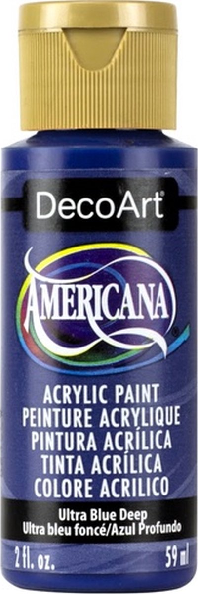 Americana Acrylics 59ml, Ultra Blue Deep