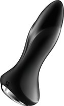 Satisfyer, Bluetooth anaal vibrator, 'Rotator Plug 1 Connect App', 13.5cm, met app, 2 in 1: trillende en roterende kralen, 2 motoren