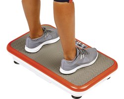 VibroShaper Original – trilplaat met oscillatietechnologie verstevigt het lichaam – powerplate belast alle spiergroepen inclusief weerstandsbanden