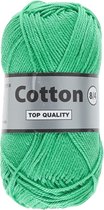 Lammy Yarns Cotton eight 8/4 - 5 bollen van 50 gram - pacific green (370) - dun katoen garen
