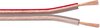 Luidspreker kabel (CU koper) - 2x 2,50mm² / transparant - 10 meter