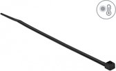 Tie-wraps 200 x 3,6mm / zwart - hittebestendig en UV-resistent (100 stuks)