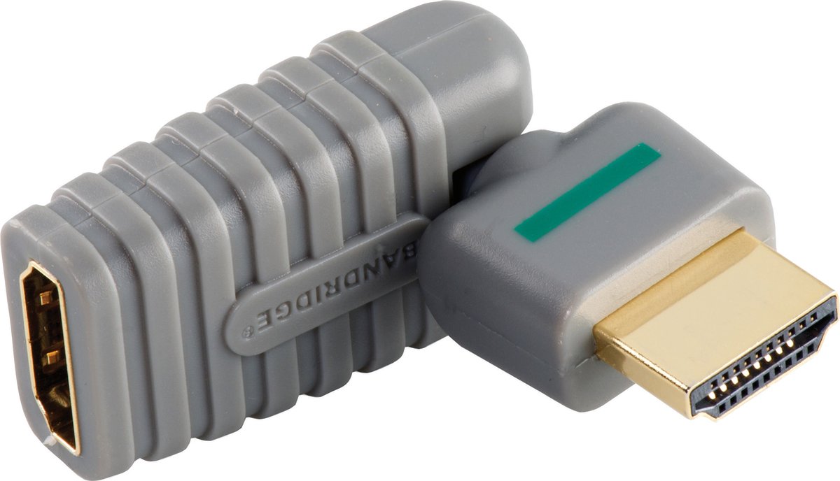 Bandridge Bvp103 Roteerbare Hoge Snelheids Hdmi Adapter met Ethernet