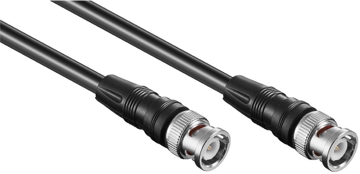 BNC (m) - BNC (m) kabel - RG62 - 93 Ohm / zwart - 10 meter