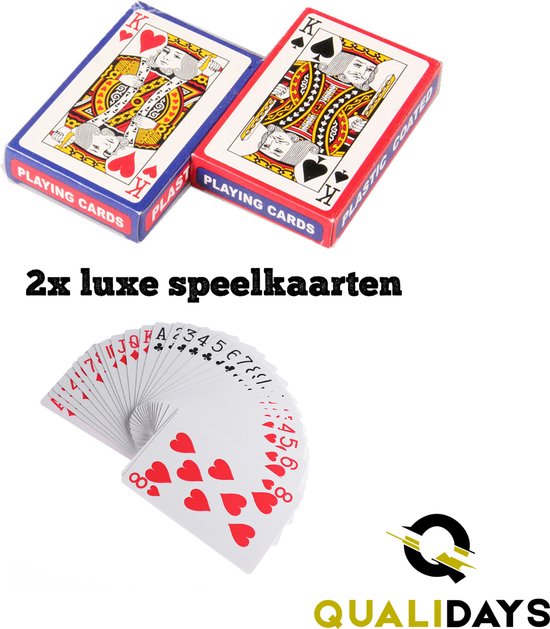 Thumbnail van een extra afbeelding van het spel Qualidays kaartenschudmachine - incl. 2 gratis set speelkaarten - kaarten - poker - incl. batterijen - Speelkaarten Schudder - Kaarten Schudmachine - Automatische Kaartschudder