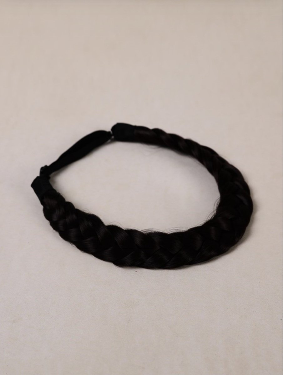 Pinned By K - Hair Braids - Black - Festival Look - Haarband - Haarvlecht
