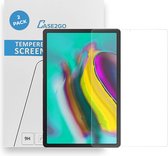 Tablet screenprotector geschikt voor Samsung Galaxy Tab S5e - Case-friendly screenprotector - 2 stuks - Tempered Glass - Transparant