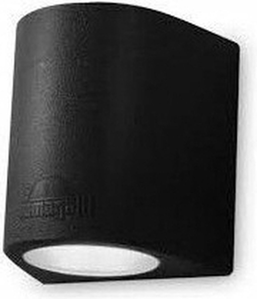 Fumagalli Marta 160 Single - Tuinverlichting - Wandlamp - Zwart - Frosted Glas - LED Lamp